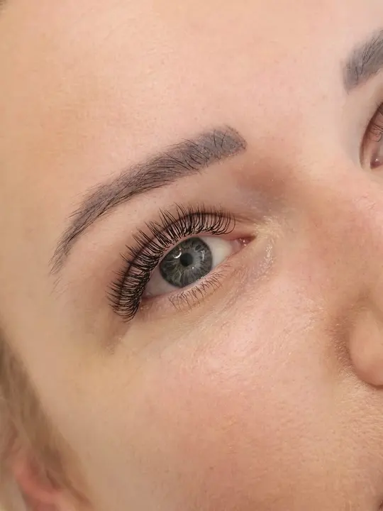 Natural eyelash extensions with defined brows, Woke Up This Way, Somerset West
